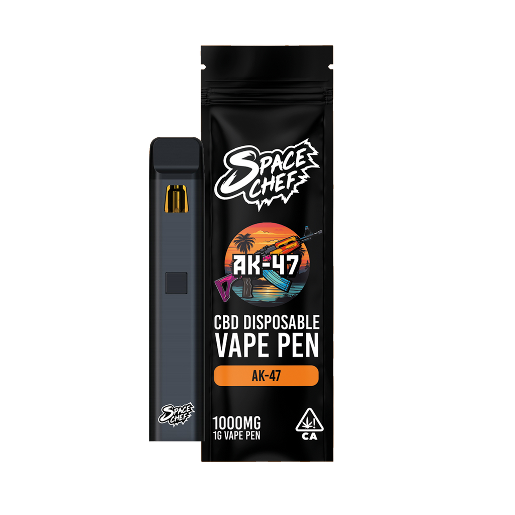 CBD Rechargeable Vape Pen - AK-47 1000mg Space chef CBD Rechargeable Vape Pen - AK-47 1000mg Space chef