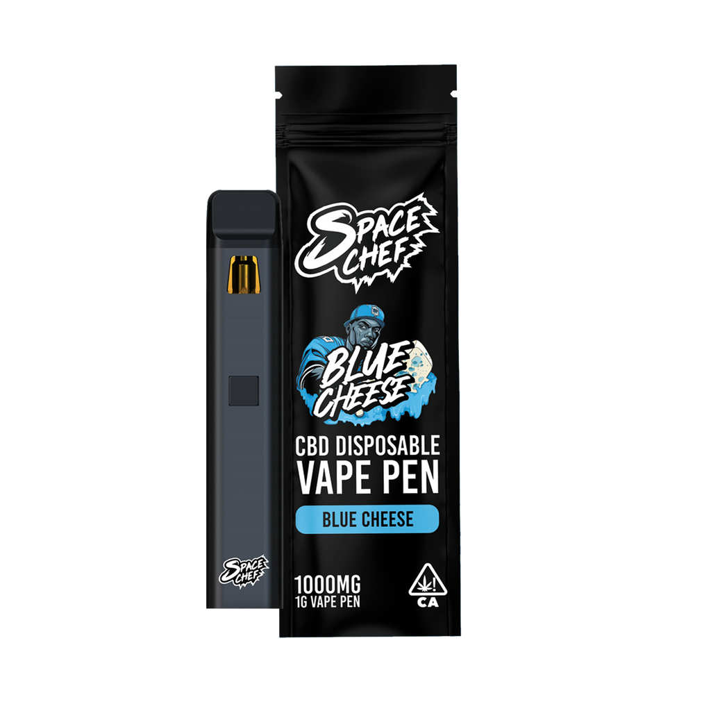 CBD Rechargeable Vape Pen - Blue Cheese 1000mg Space chef CBD Rechargeable Vape Pen - Blue Cheese 1000mg Space chef