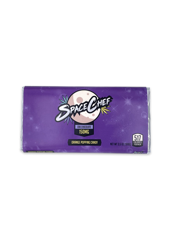 Orange popping candy - Chocolate Bar